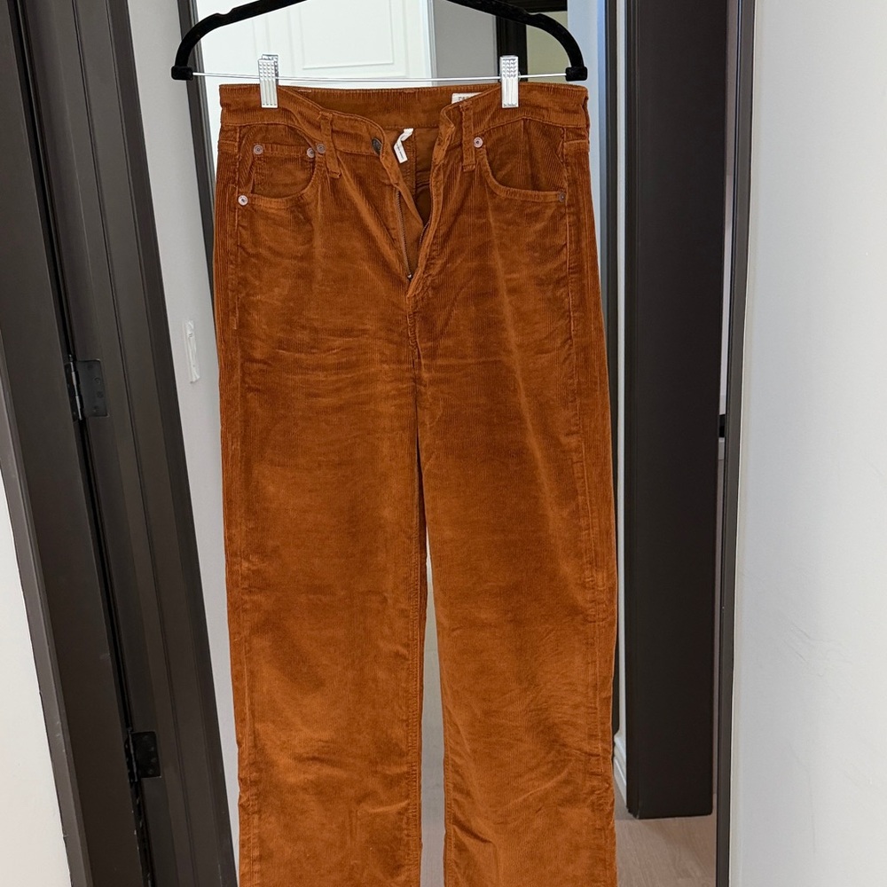 rag & bone Corduroy Pants in Warm Rust